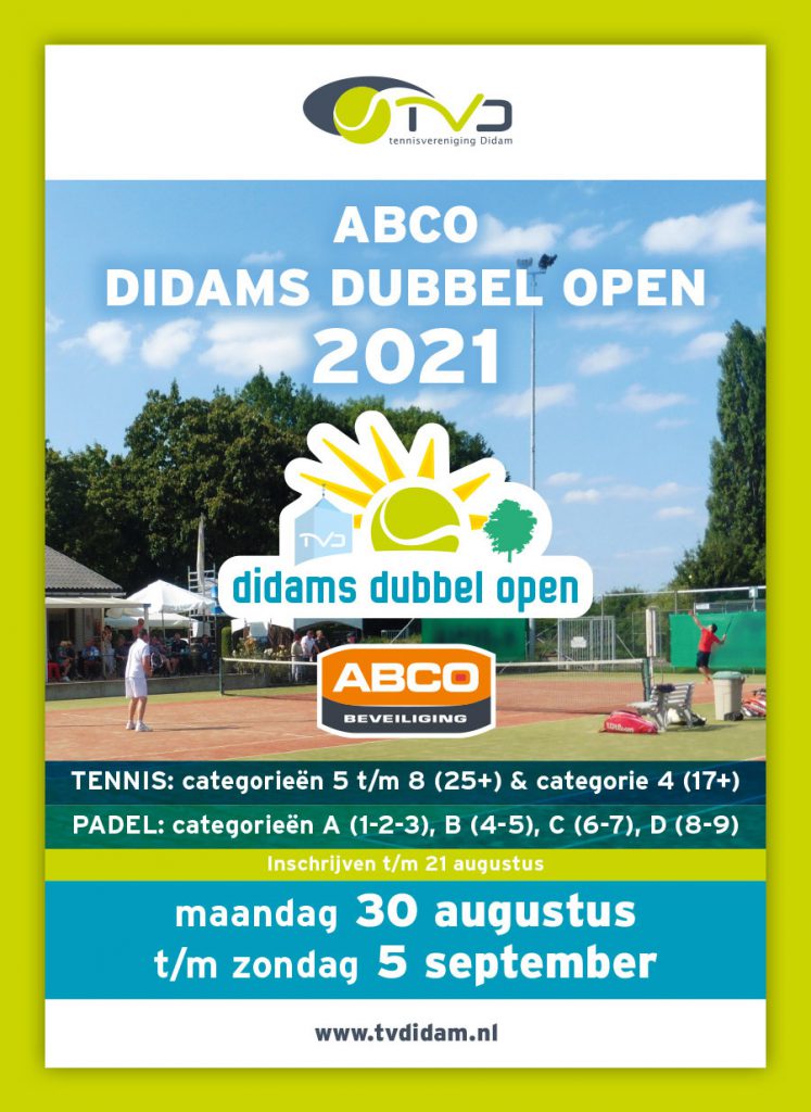 TVDidam ABCO Didams Dubbel Open 2021